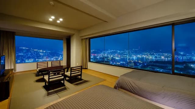 稲佐山観光ホテル-本館グランドビュー和洋室-1