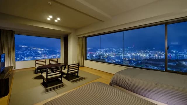 稲佐山観光ホテル-本館グランドビュー和洋室-9