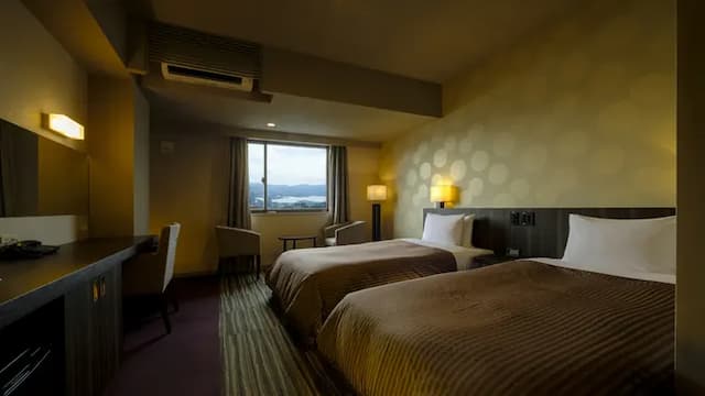 稲佐山観光ホテル-本館ツインルーム-9