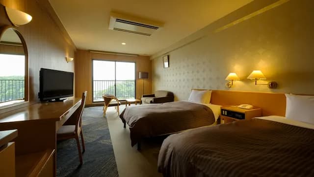 稲佐山観光ホテル-曙館ツインルーム-9