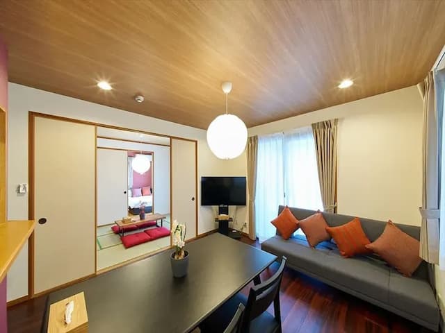 距羽田机场3公里，直达仅6分钟，离最近车站步行4分钟全新日式别墅1F-1F｜4-7人入住-3