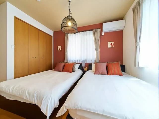 距羽田机场3公里，直达仅6分钟，离最近车站步行4分钟全新日式别墅1F-1F｜4-7人入住-1