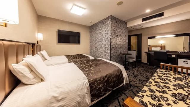 APA飯店 加賀大聖寺站前 | 大聖寺站步行4分-豪華雙床房【不挑房】-1