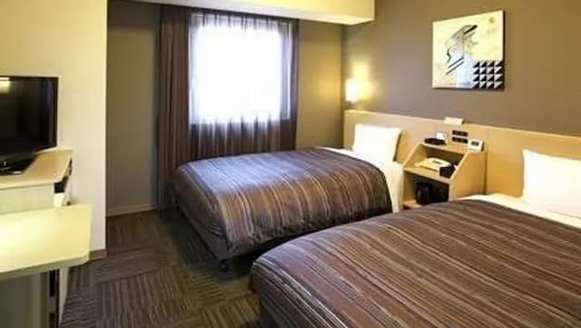 Route-Inn Grantia Komatsu Airport-Standard Twin Room Non-Smoking-1