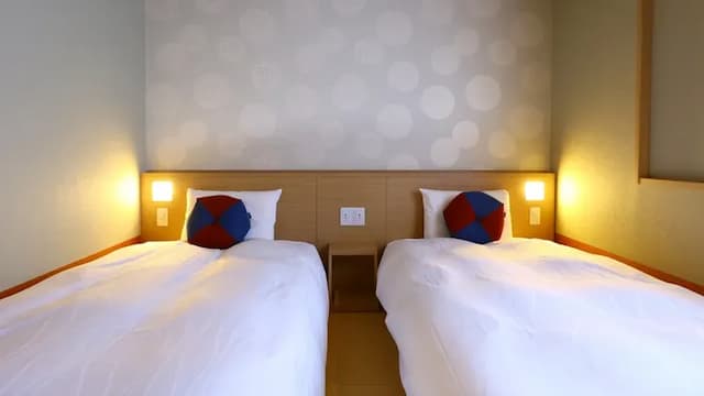 [Non-smoking] Compact twin 19.4 square meters Serta bed (100 & times; 195 cm & times; 2 units)