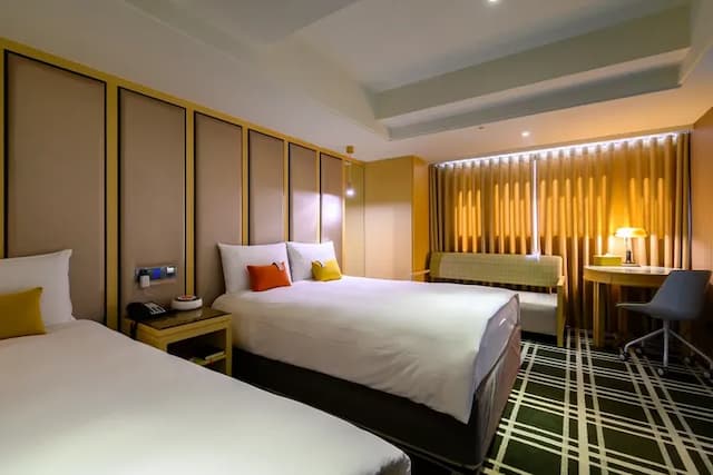 悅樂旅店-台中文心-精彩四人房 (四人入住－附浴缸) 基本方案-8