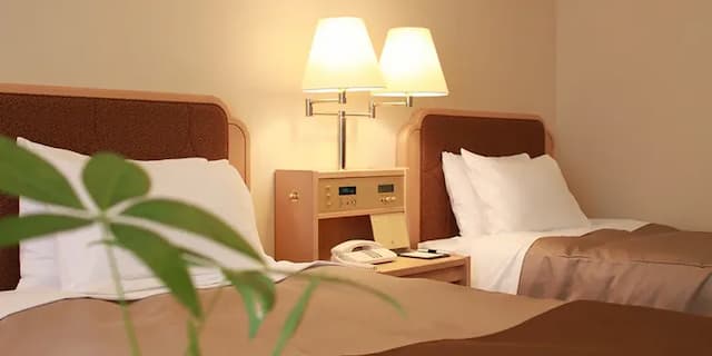 高山綠色飯店｜高山站徒歩6分/飛驒之里開車5分-天領閣｜標準雙床房【不挑房】-2