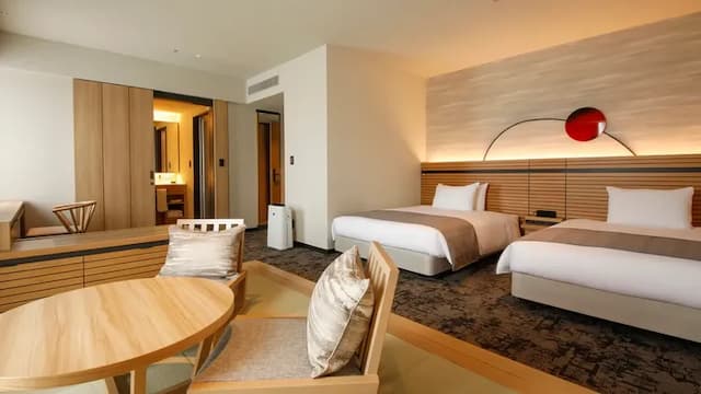 [Sakura Rinkaku] Premier Twin | Area: 48㎡ Maximum capacity: 4 people
