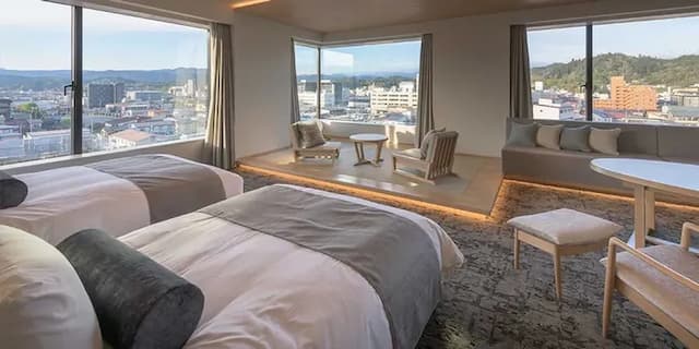 高山綠色飯店｜高山站徒歩6分/飛驒之里開車5分-桜凛閣｜尊貴和洋室套房【不挑房】-2