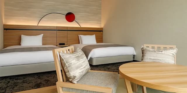 高山綠色飯店｜高山站徒歩6分/飛驒之里開車5分-桜凛閣｜尊貴雙床房【不挑房】-2