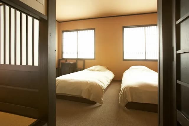 between the tea room