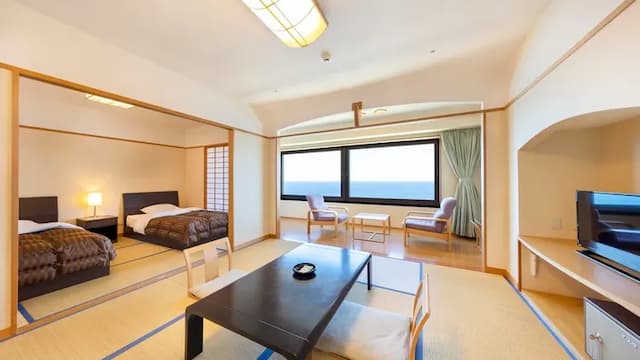 大佐渡溫泉飯店｜海景溫泉/近佐渡金銀山-海景現代和室套房【不挑房】-1