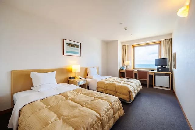 大佐渡溫泉飯店｜海景溫泉/近佐渡金銀山-海景雙床房【不挑房】-2
