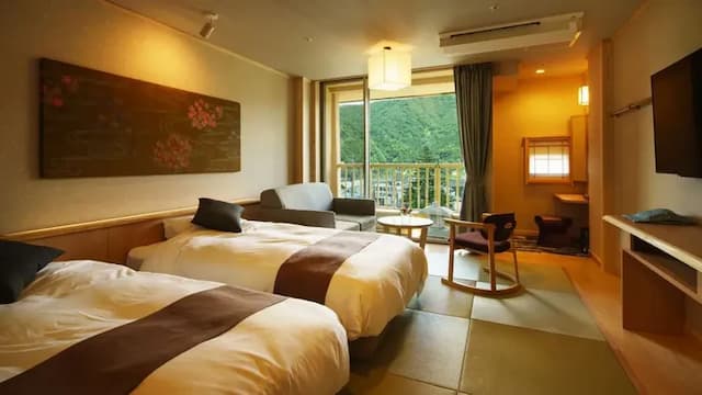 越後湯沢温泉　水が織りなす越後の宿　双葉-織物テーマ客室-1