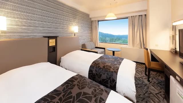 APA飯店&度假村 上越妙高｜妙高溫泉/無邊際泳池/滑雪-別館 雙床房【不挑房】-1