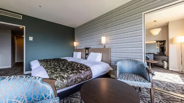 APA飯店&度假村 上越妙高｜妙高溫泉/無邊際泳池/滑雪-本館 尊貴相連雙床房【不挑房】-1