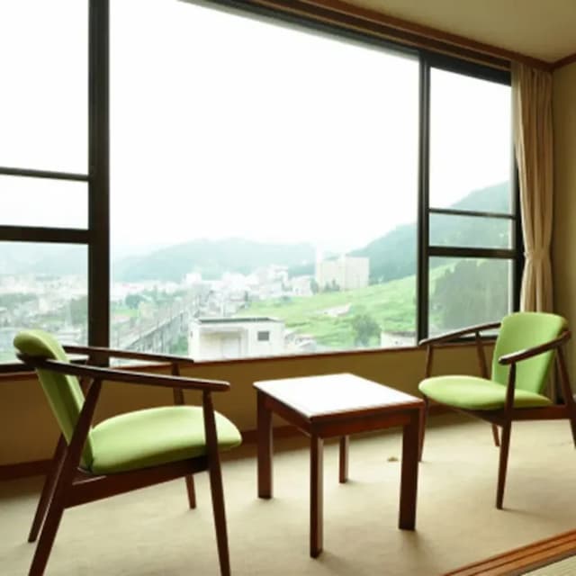 越後湯澤湯元 卵之湯 雪國之宿 高半｜越後湯澤站開車5分/自行車租借-南館4樓 山景相連和室【不挑房】-2