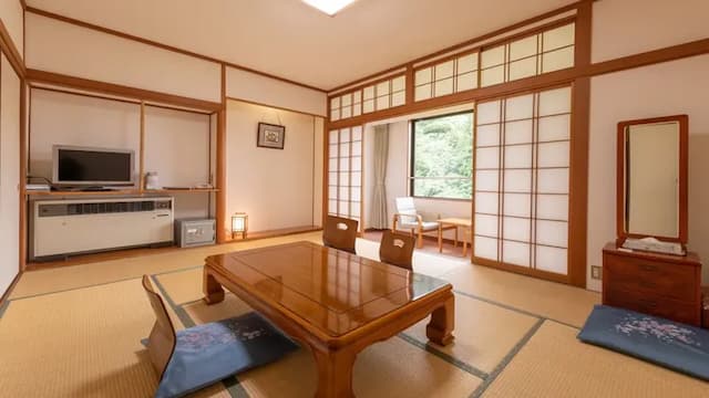 [All rooms non-smoking] Japanese-style room 12 tatami mats + wide veranda 3 tatami mats