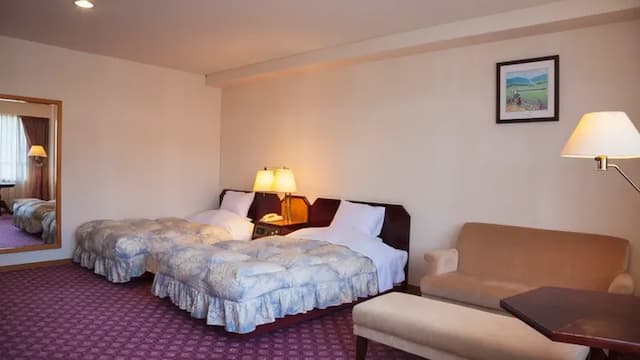 [All rooms non-smoking Superior twin corner room [Slope debut]