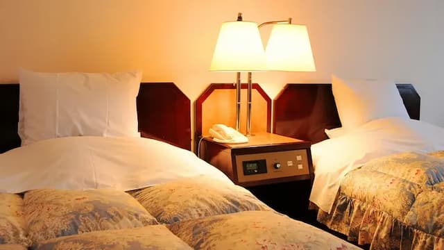 [All rooms non-smoking] Superior twin corner room [Slope debut]