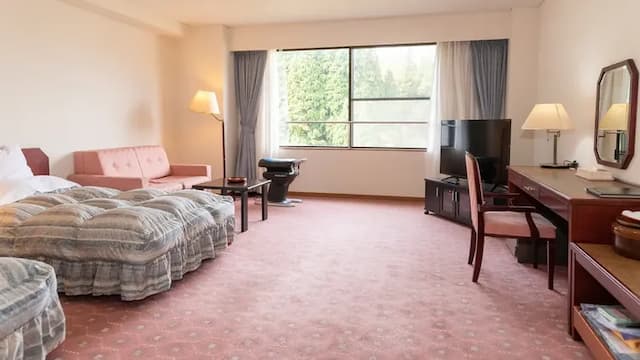 越後湯澤溫泉 湯澤東映飯店｜越後湯澤站步行8分-高級角隅雙床房【不挑房】-1