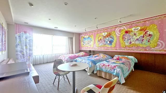 越後湯澤溫泉 湯澤東映飯店｜越後湯澤站步行8分-光之美少女主題雙床房【不挑房】-2