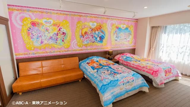 越後湯澤溫泉 湯澤東映飯店｜越後湯澤站步行8分-光之美少女主題雙床房【不挑房】-1