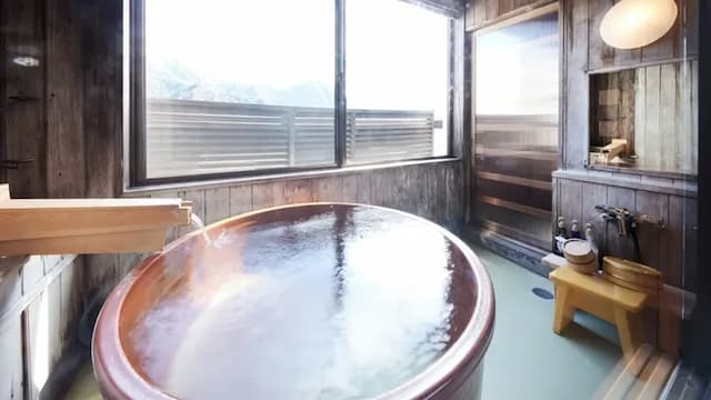 越後湯澤溫泉 越後之宿 Inamoto｜越後湯澤站步行2分-和洋混合間:附私人溫泉【不挑房】-1