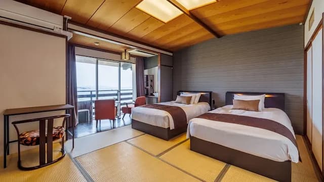 ▲Ocean View Garden Twin Bedroom