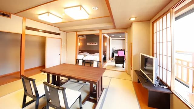 越後湯澤溫泉 和之禦宿 瀧乃湯｜越後湯澤站步行7分--萩之間- 無障礙和洋室【不挑房】-3