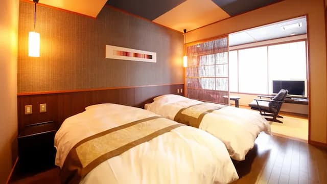 越後湯澤溫泉 和之禦宿 瀧乃湯｜越後湯澤站步行7分--萩之間- 無障礙和洋室【不挑房】-2