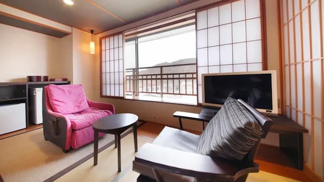 越後湯澤溫泉 和之禦宿 瀧乃湯｜越後湯澤站步行7分--萩之間- 無障礙和洋室【不挑房】-2