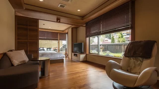 Echigoyuzawa Onsen Shosenkaku Kagetsu-“Ne” Guest Room with Semi Open-air Bath 63㎡-2