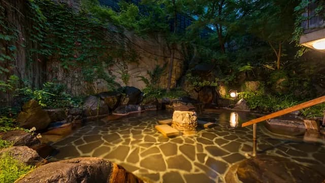 Echigoyuzawa Onsen Shosenkaku Kagetsu-‟Sara” Guest Room with Semi Open-air Bath 47㎡-6