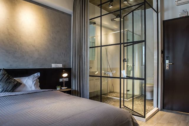 티미아호텔 Timia hotel-202 Refined Industrial Double Room-1