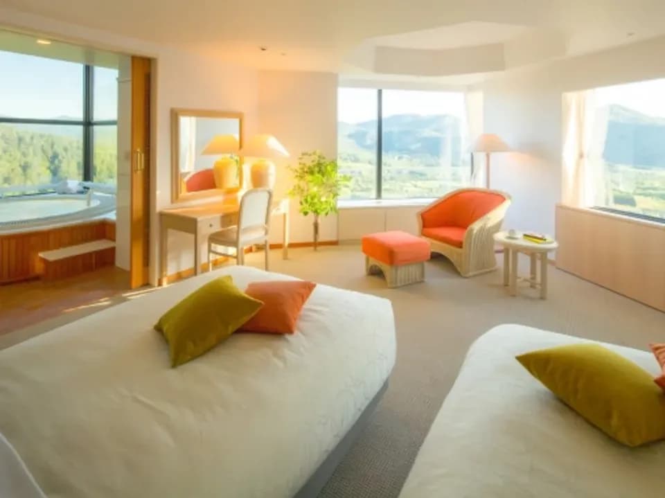 【星野集團】RISONARE Tomamu|免費車站接駁/雲海露天陽台/室內波浪泳池-RISONARE Tomamu|雙床套房【不挑房】-1