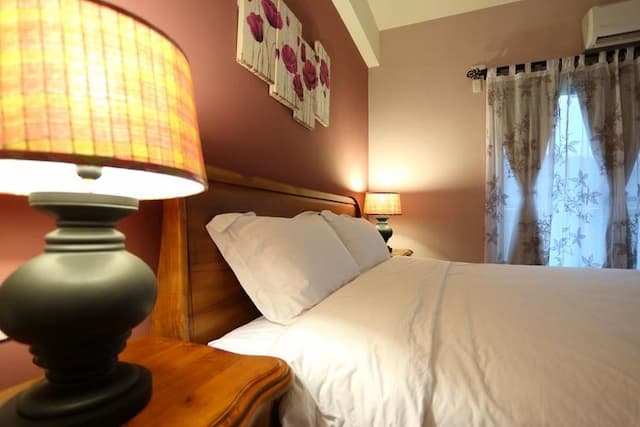 Dahua Ziwei B&B | Can accommodate 12 people in a private room in Hualien | Pastoral leisurely forest life-Tuberose Double Room-2