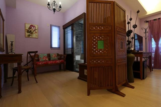 Dahua Ziwei B&B | Can accommodate 12 people in a private room in Hualien | Pastoral leisurely forest life-Bignonias Quad Room-6