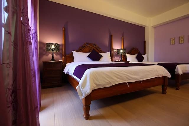 Dahua Ziwei B&B | Can accommodate 12 people in a private room in Hualien | Pastoral leisurely forest life-Bignonias Quad Room-3