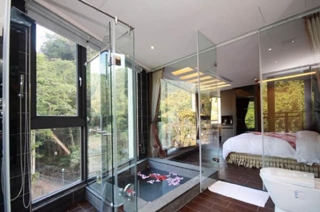 일월담 슈이안 레이크사이드 호텔 (Sun Moon Lake Shuian lakeside Hotel)-Deluxe Double Suite with Mountain View (Soak Pond + Outside Balcony)-5
