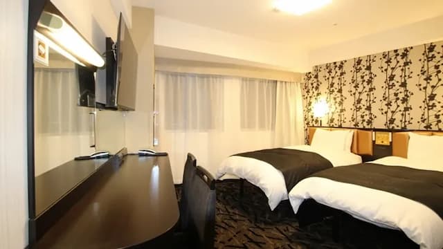 APA飯店 富山站前 | 富山站徒步8分/富山城址公園開車6分-豪華雙床房【不挑房】-1
