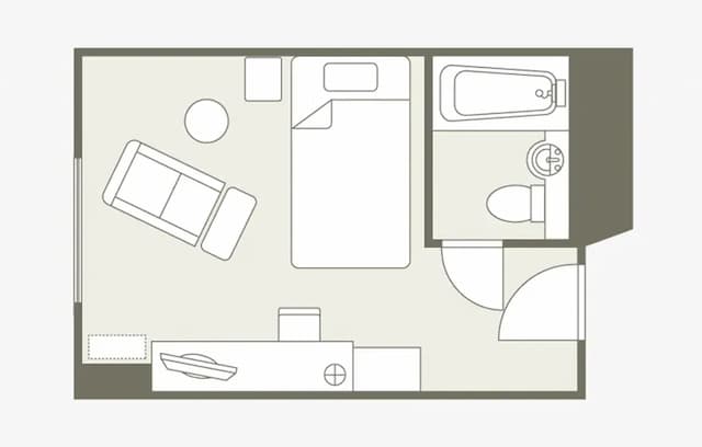 東急富山卓越大飯店｜富山站前徒歩3分/立山黑部開車40分-高級單人房｜附按摩椅【不挑房】-4