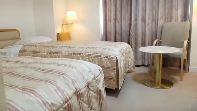 富山格蘭露台飯店｜富山站徒歩7分/富山城徒步11分-標準雙床房【不挑房】-1