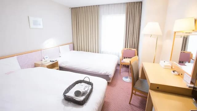 富山地鐵飯店｜富山站直通/富山城址公園開車6分-經濟雙床房【不挑房】-1