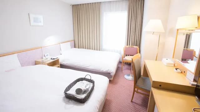 富山地鐵飯店｜富山站直通/富山城址公園開車6分-經濟雙床房【不挑房】-1