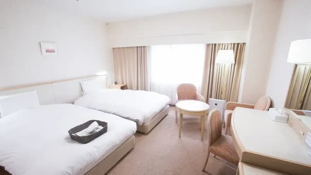 富山地鐵飯店｜富山站直通/富山城址公園開車6分-雙床房【不挑房】-1