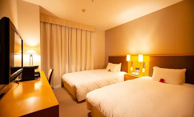 富山奧克斯運河公園飯店｜富山站徒歩2分/富山城址公園徒步7分-恬靜雙床房【不挑房】-2