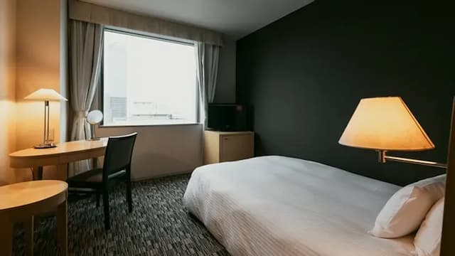 富山奧克斯運河公園飯店｜富山站徒歩2分/富山城址公園徒步7分-舒適小雙人房【不挑房】-2