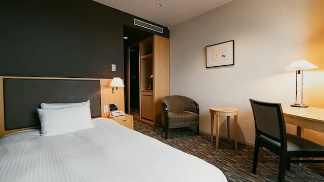 富山奧克斯運河公園飯店｜富山站徒歩2分/富山城址公園徒步7分-舒適小雙人房【不挑房】-1