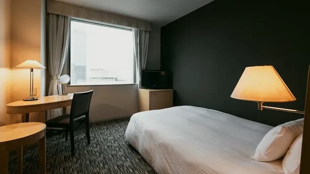 富山奧克斯運河公園飯店｜富山站徒歩2分/富山城址公園徒步7分-舒適小雙人房【不挑房】-1